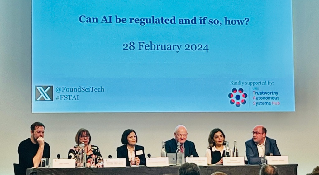 Event: Can Artificial Intelligence be regulated and if so how